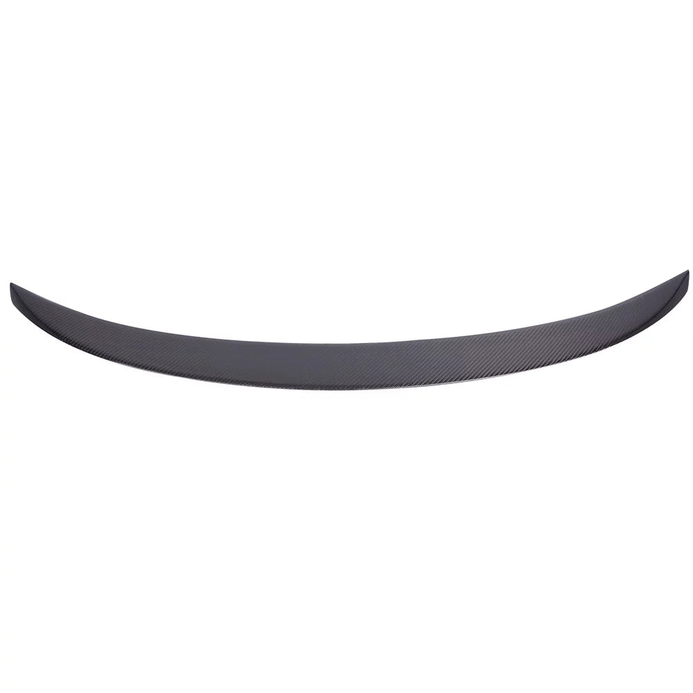 Ikon Motorsports Compatible with 15-20  F36 4 Series 4DR Gran Coupe V Style Rear Trunk Spoiler Wing - Carbon Fiber 2015 2016 2017 2018 2019 2020
