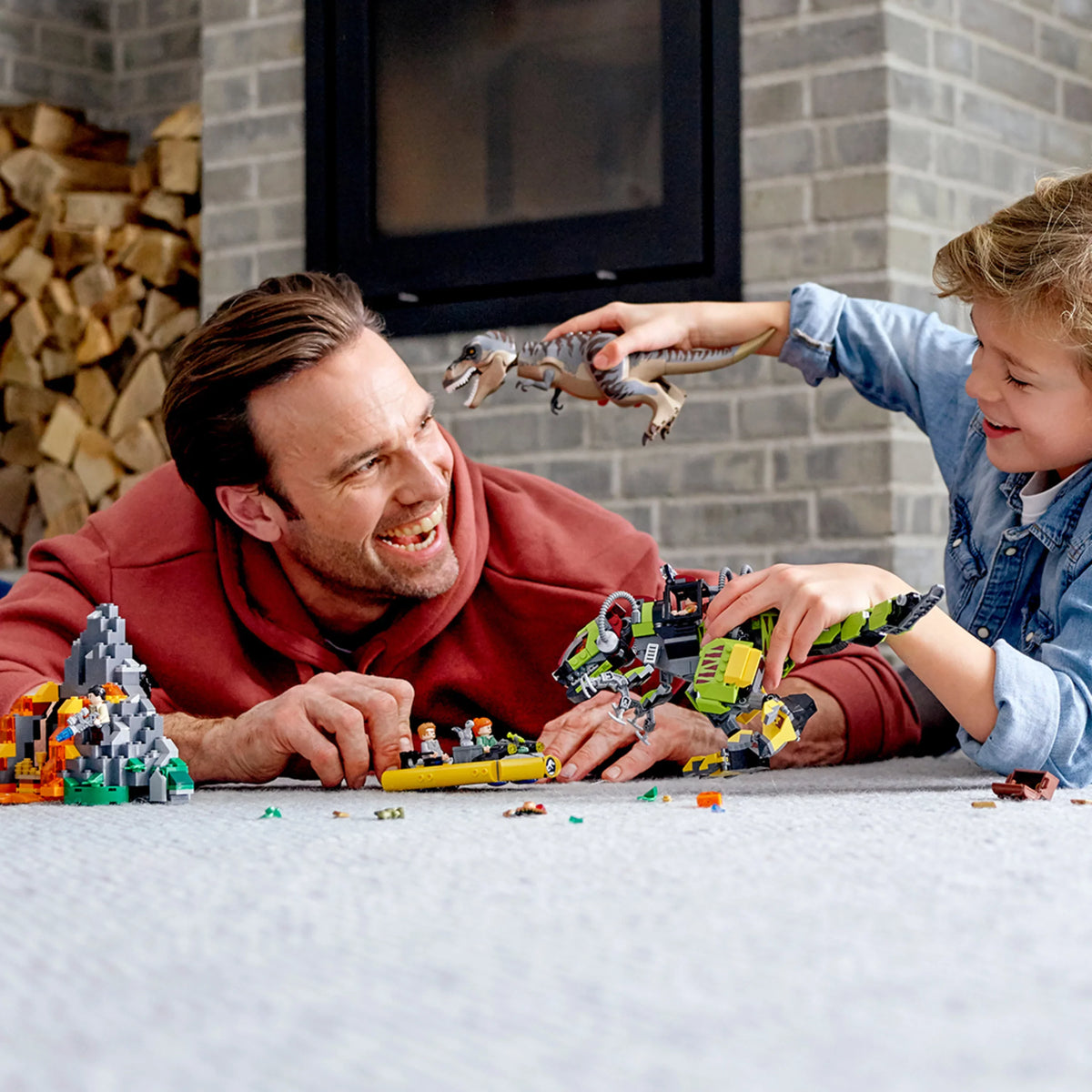 Jurassic World T. rex vs Dino-Mech Battle 75938 Dinosaur Building Toy (716 Pieces)