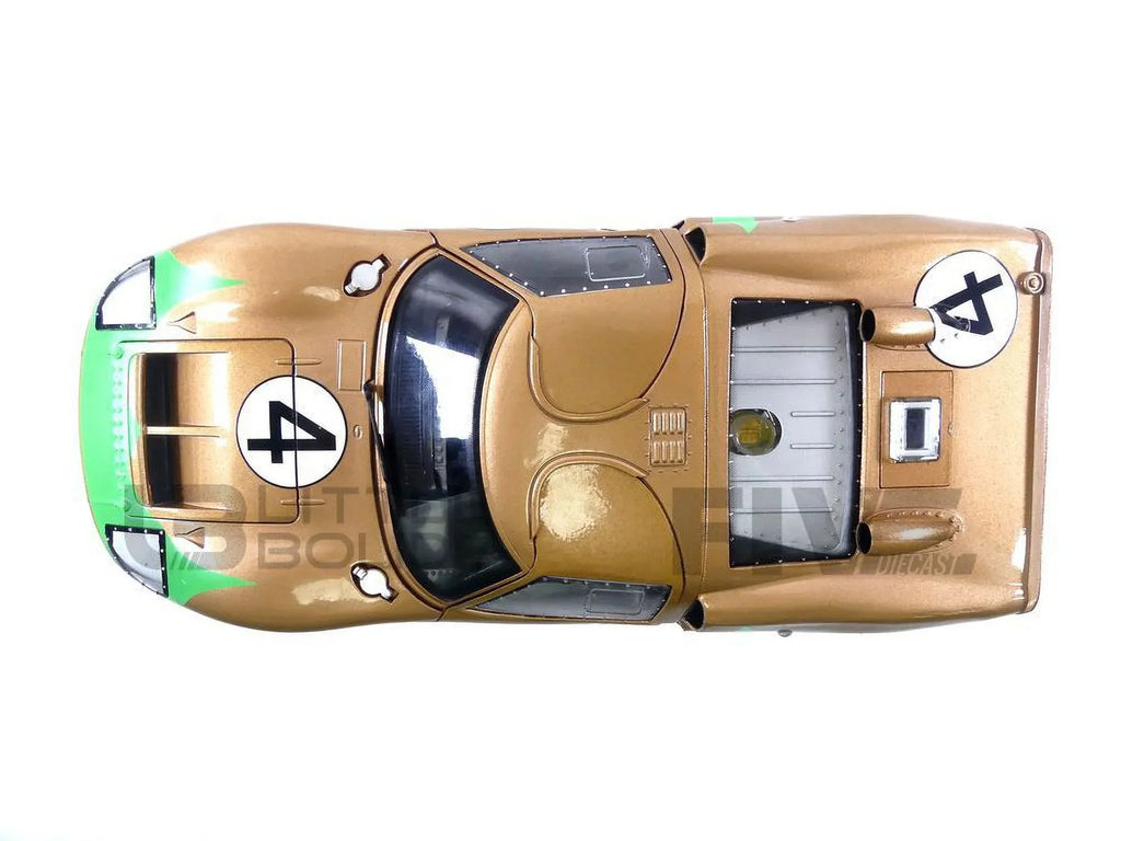 Shelby Collectibles SC414 1966 Ford -40  2 Gold No.4 1-18 Diecast Car Model