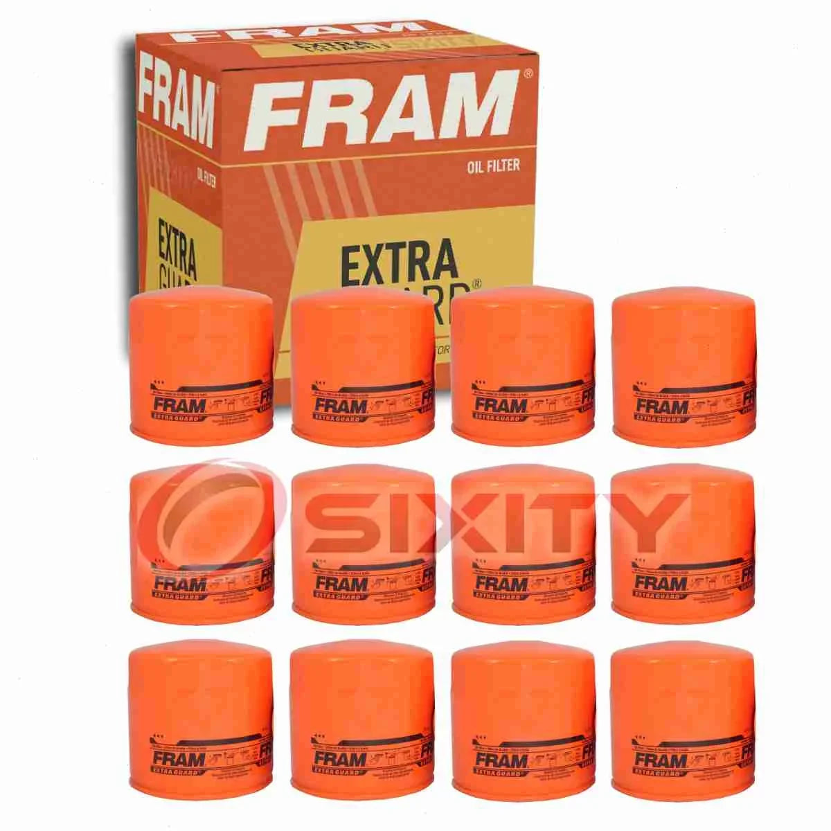12 pc  PH8994 Extra Guard Engine Oil Filters for 68197867AB FF1279 P551833 W56022 WF10112 Oil Change Lubricant Filters Fits select: 1998-2005  , 2000-2002  S4