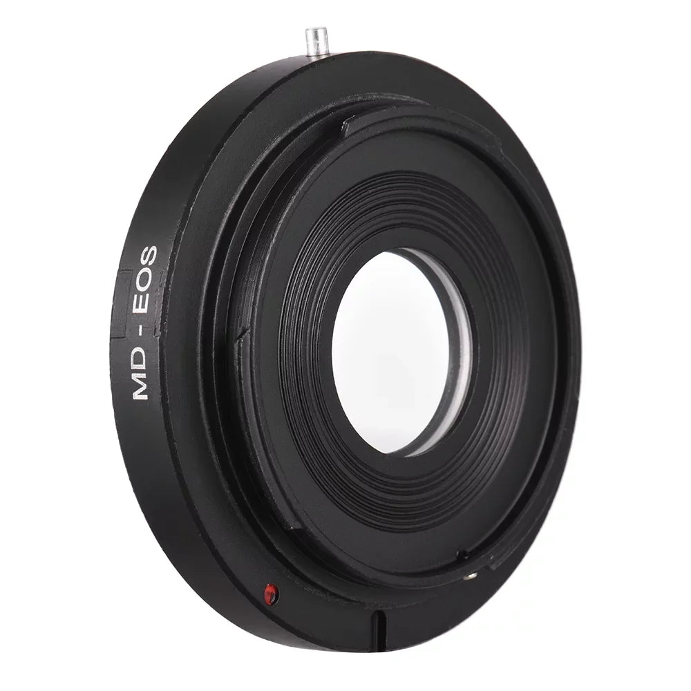 Andoer - Lens Mount Adapter Ring with Corrective Lens for Minolta  Lens to Fit for Canon  Camera Focus Infinity