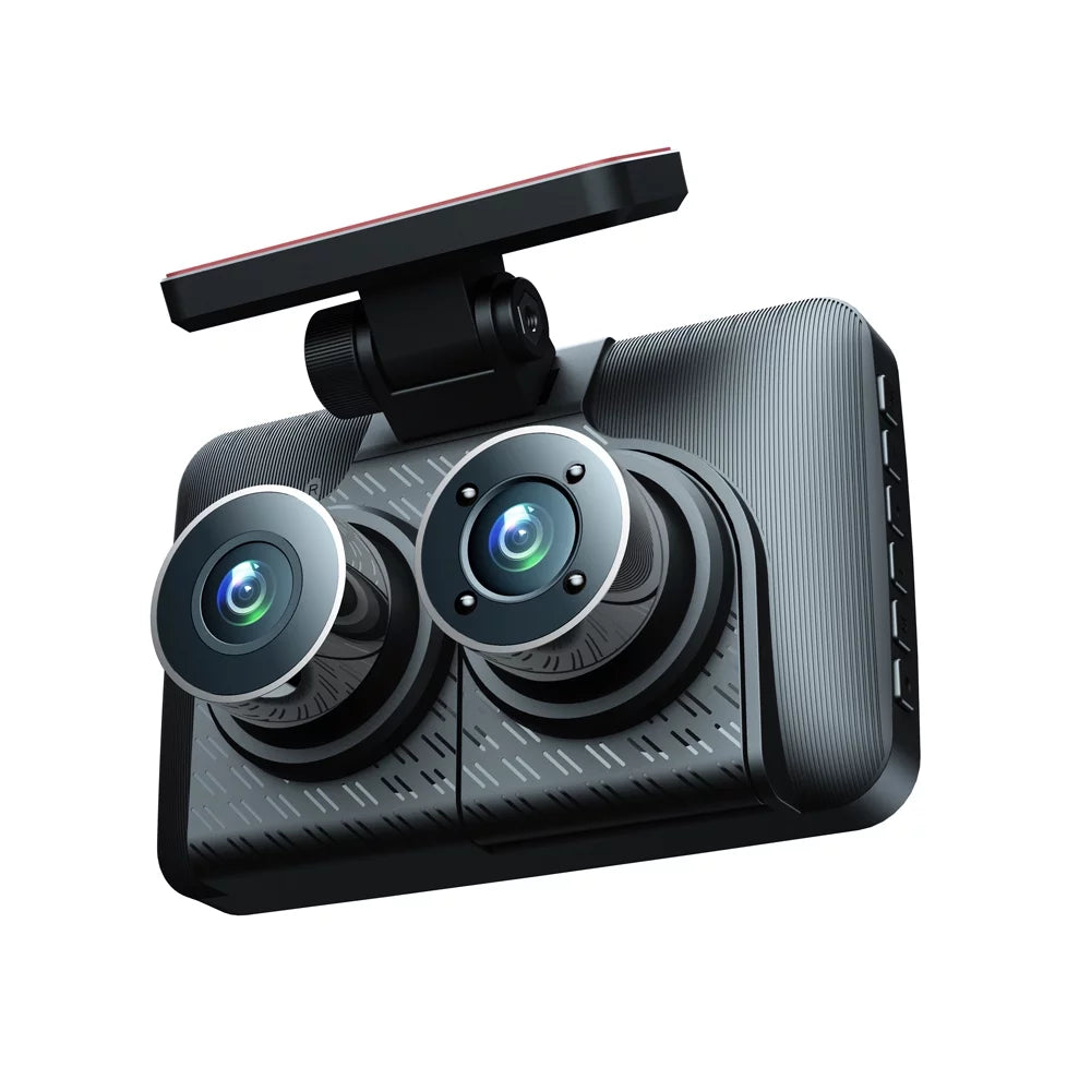 GoolRC Dash Cam,Wide Car Camera 4in Clear Car Safety Car Video 3 Cameras Dash Car Rearview Mirror Car Camera Auto Cam 4in Clear Dash Cam Buzhi Huiop