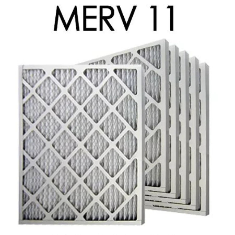 20x22x1  11 Pleated Air Filter 6PK | 19.5x21.5x.75 - Actual Size