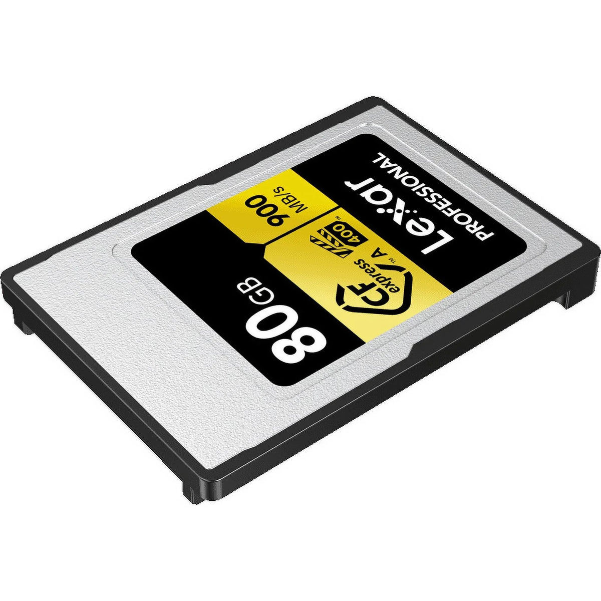 Lexar CFexpress Type A Pro Gold R900/W800 Memory Card, 80GB (2-Pack) Bundle with Lexar Professional CFexpress Type A/  3.2 Gen 2x2 Reader