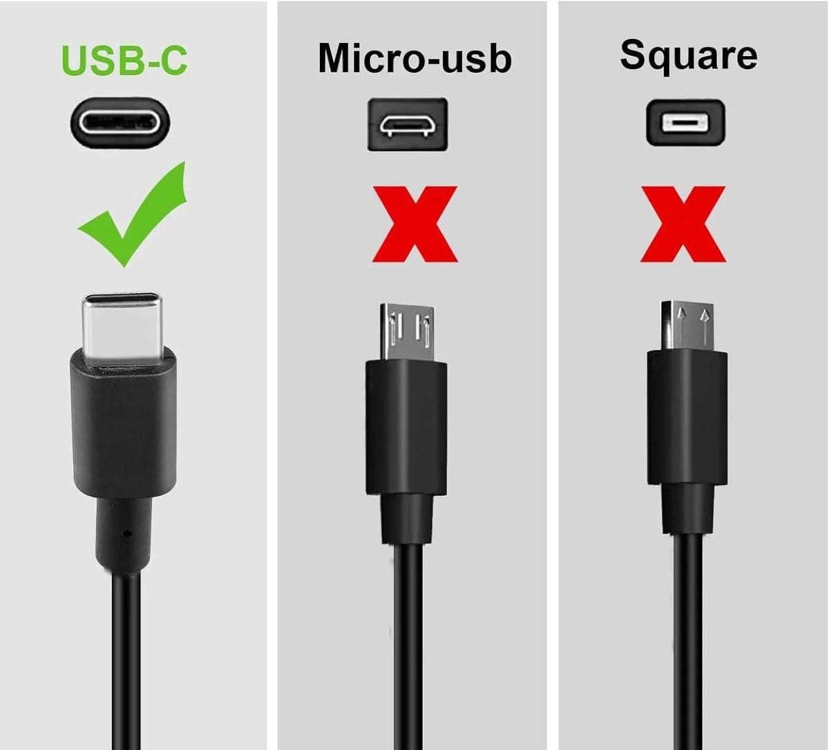 Guy-Tech 65W -C Charger Ac Adapter Compatible with  Chromebook x2 12-f014dx 12-f015nr Power Cord