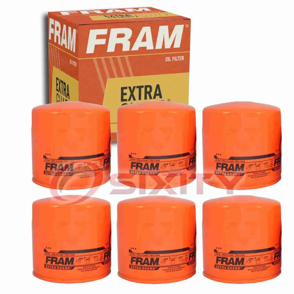 6 pc  PH8994 Extra Guard Engine Oil Filters for 68197867AB FF1279 P551833 W56022 WF10112 Oil Change Lubricant Filters Fits select: 1998-2005  , 2000-2002  S4