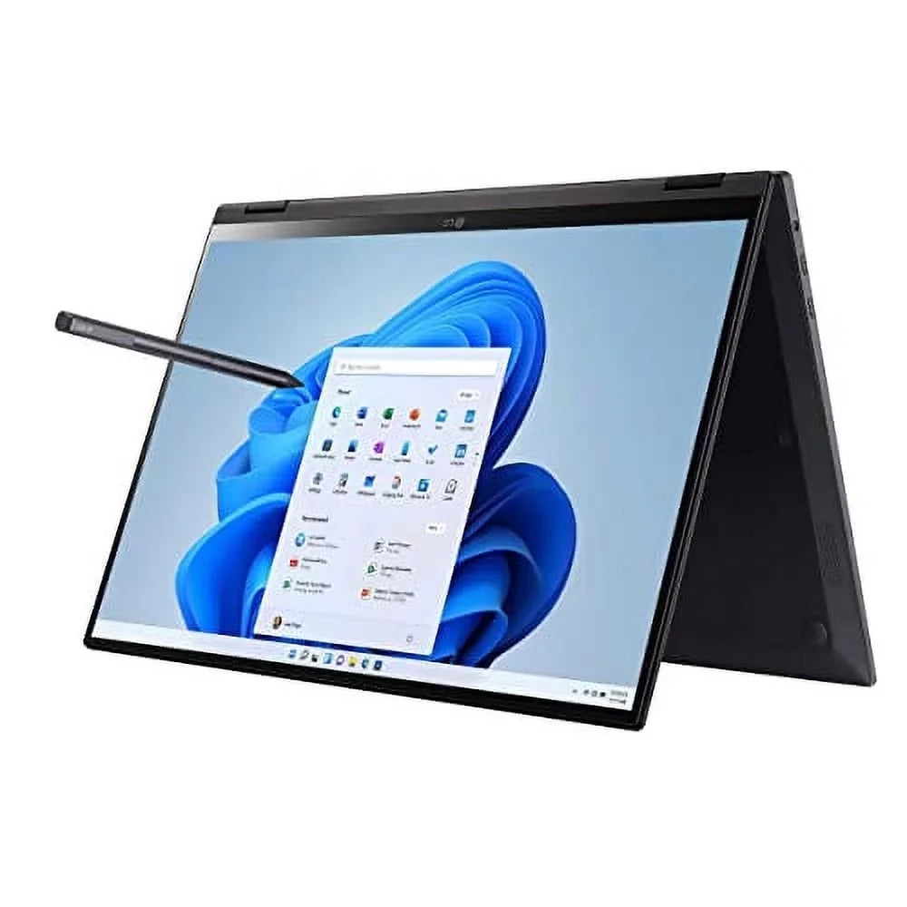 2023 Gram 16" 2-in-1 Ultralight Laptop   Touch Intel  i7-1165G7 16GB  2TB(1TBx2) NVMe  Iris Xe Graphics WiFi  Backlit Fingerprint Fullday Battery Windows 11 w/Pen and