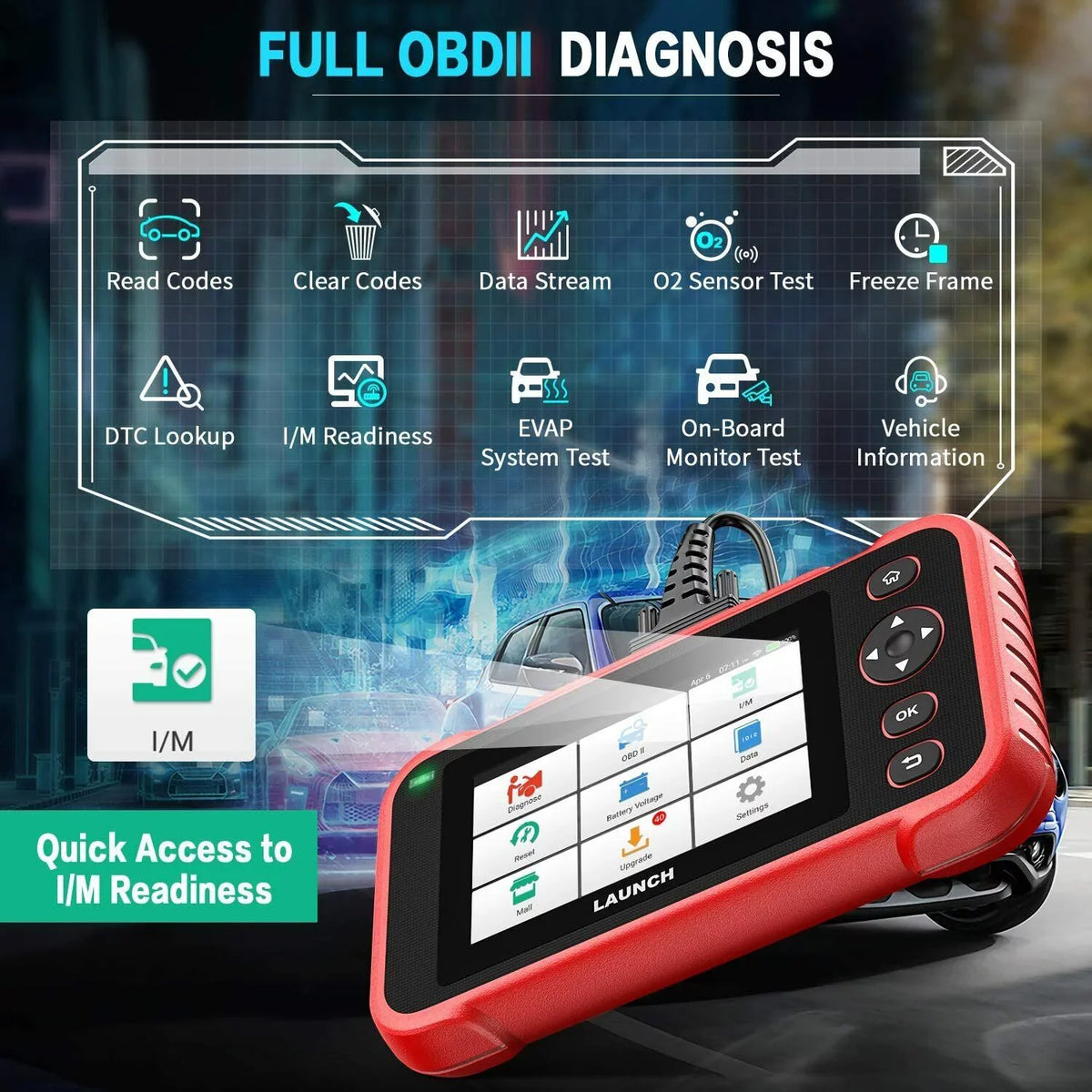 CRP123i OBD2 Scanner Diagnostic Code Reader   Engine Transmission