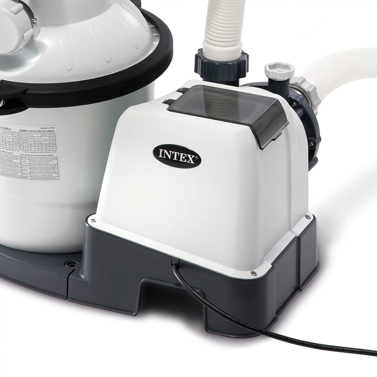 Intex10 inch Krystal Clear Sand Filter Pool Pump, 1500 Gph Motor 1200  System Flow Rate with , 110-120 V
