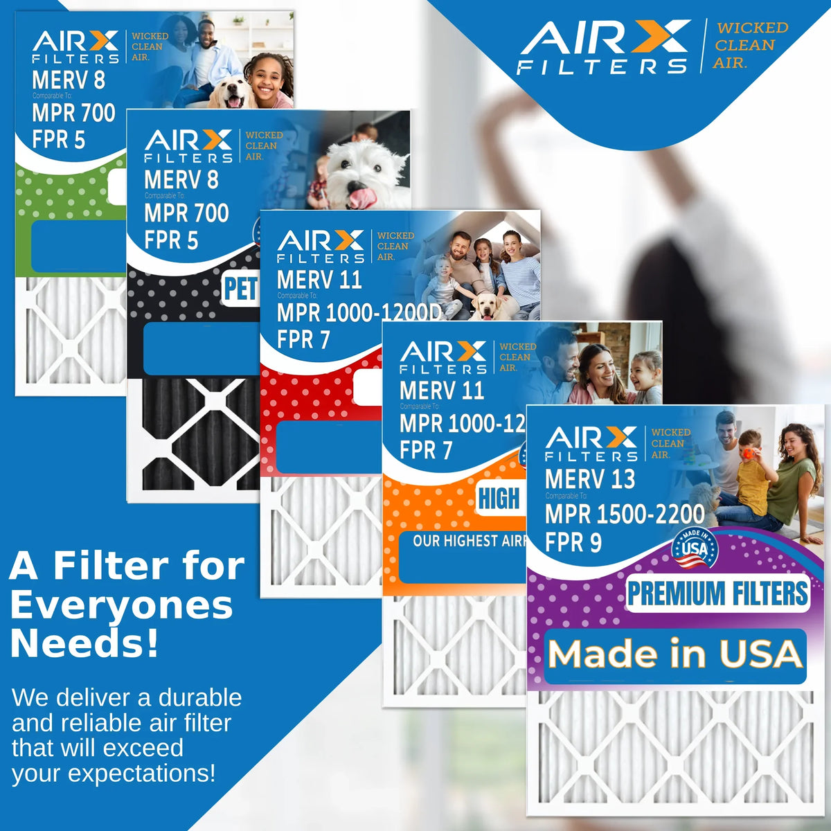 14x24x1 Air Filter  11 Comparable to  1000,  1200 &  7 Electrostatic Pleated Air Conditioner Filter 4 Pack  Premium  Made 14x24x1 Furnace Filters by     .