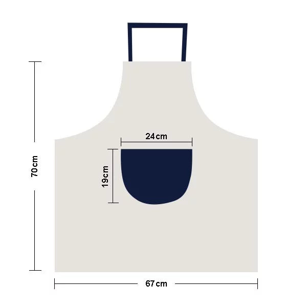 Burj al-Arab luxury hotel Dubai Apron Adjustable Bib Cotton Linen  Kitchen Pocket Pinafore