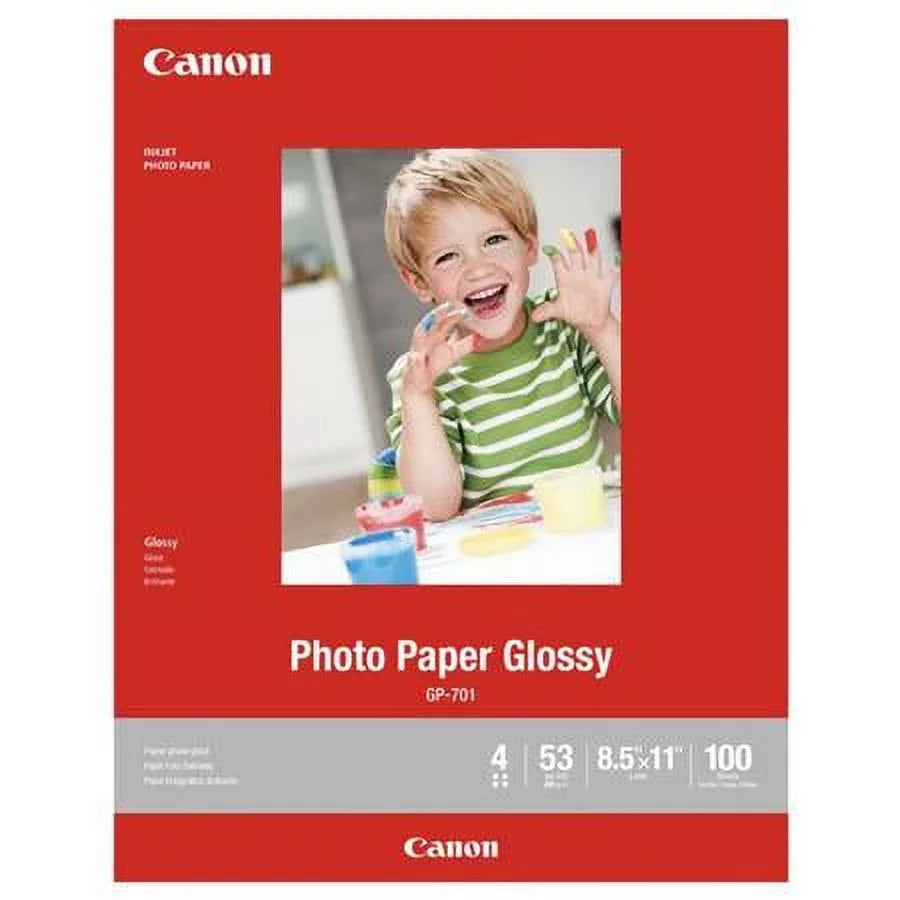 Canon -701 Photo Paper Glossy (8.5 x 11", 100 Sheets)
