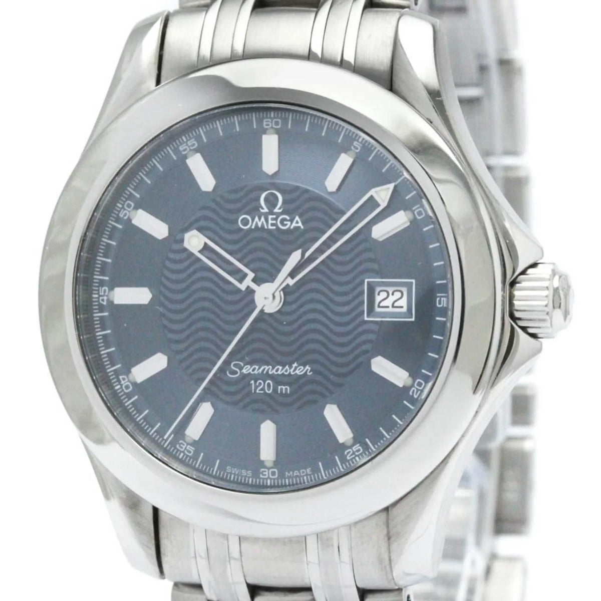 Pre-Owned Polished  Seamaster 120M Steel Quartz Mens Watch 2511.81 BF567329 (Good)