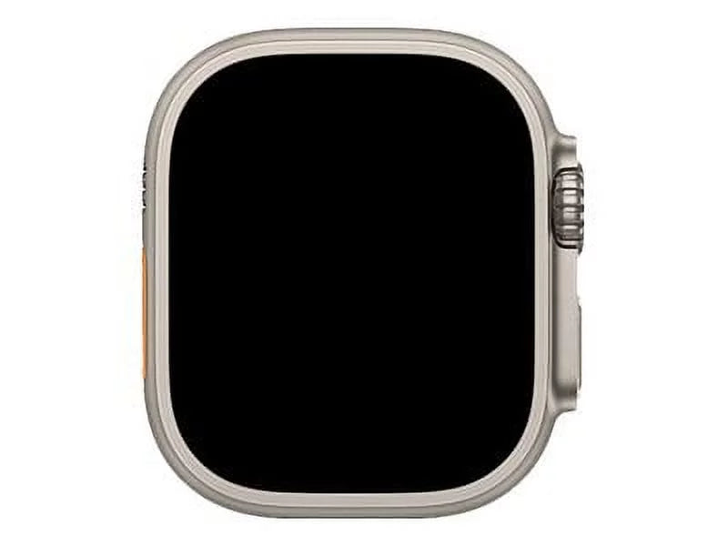 Apple Watch Ultra - 49 mm - titanium - smart watch with Alpine Loop - textile - orange - band size: M - 32  - Wi-Fi, , , Bluetooth - 4G - 2.16 oz