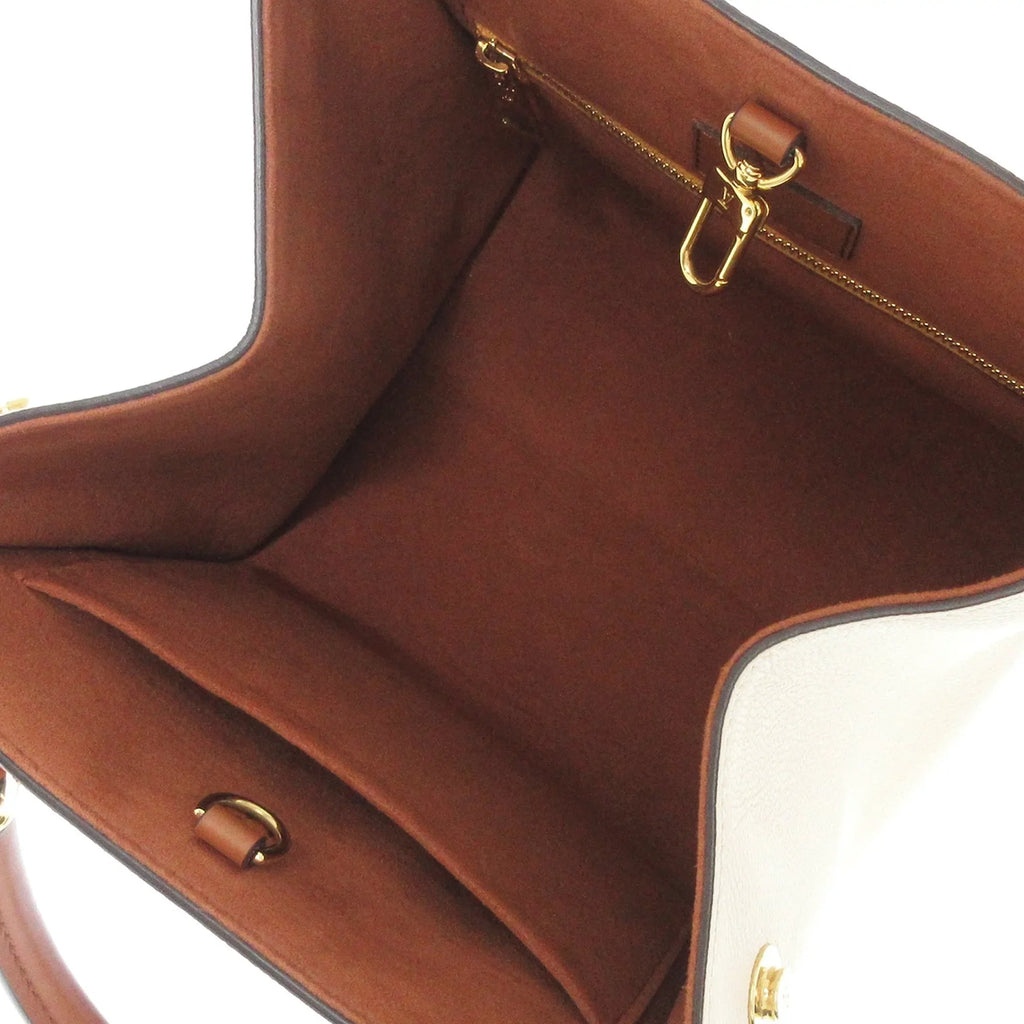 Pre-Owned Authenticated Louis Vuitton Monogram Fold Tote  Canvas Brown Satchel Unisex (Good)