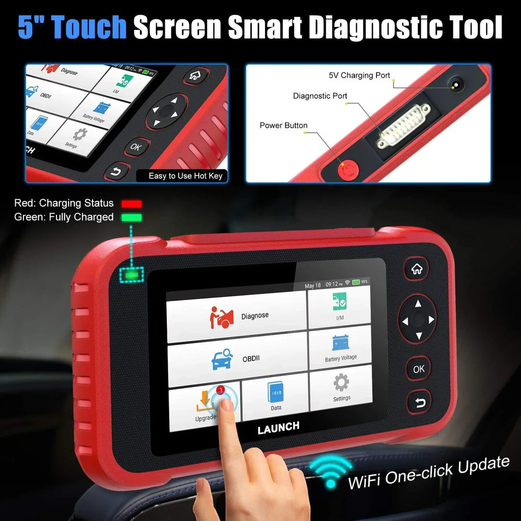 CRP123i OBD2 Scanner Diagnostic Code Reader   Engine Transmission