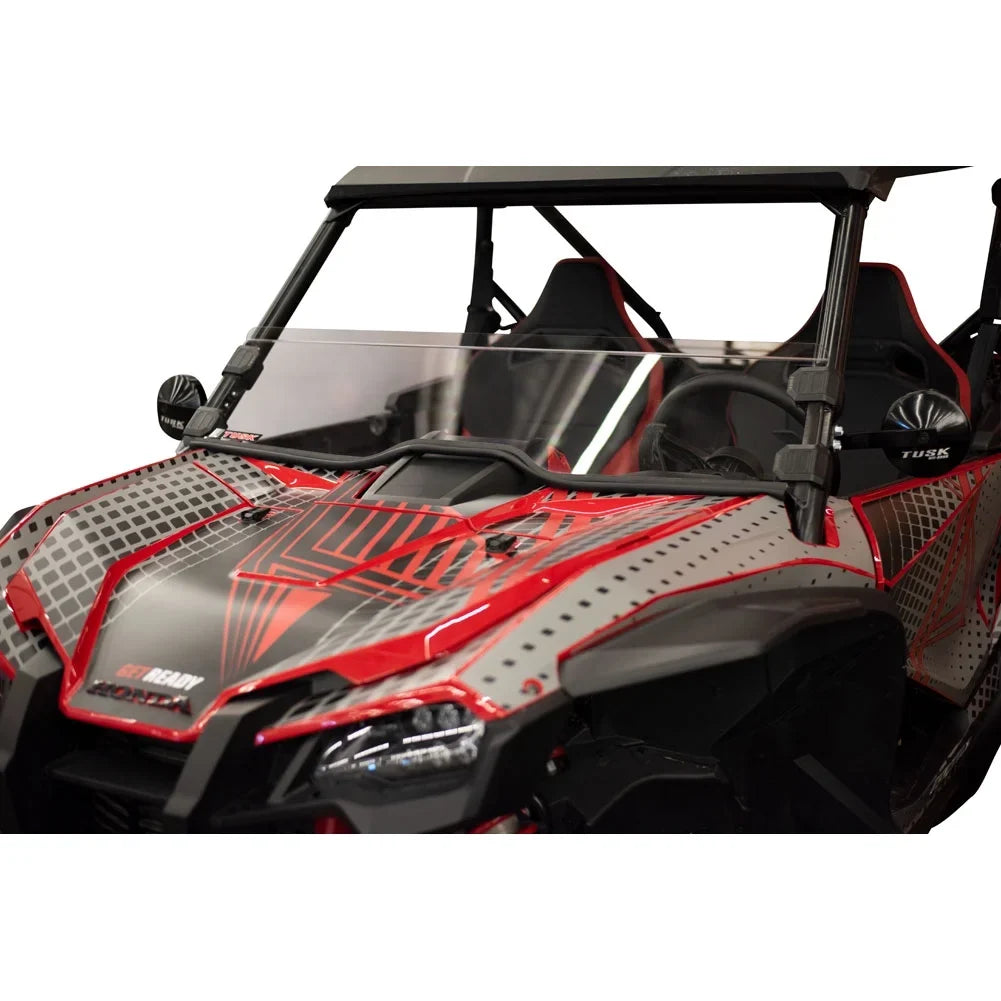 Tusk Removable Half Windshield Clear - Scratch Resistant For  Talon 1000R 2019-2023