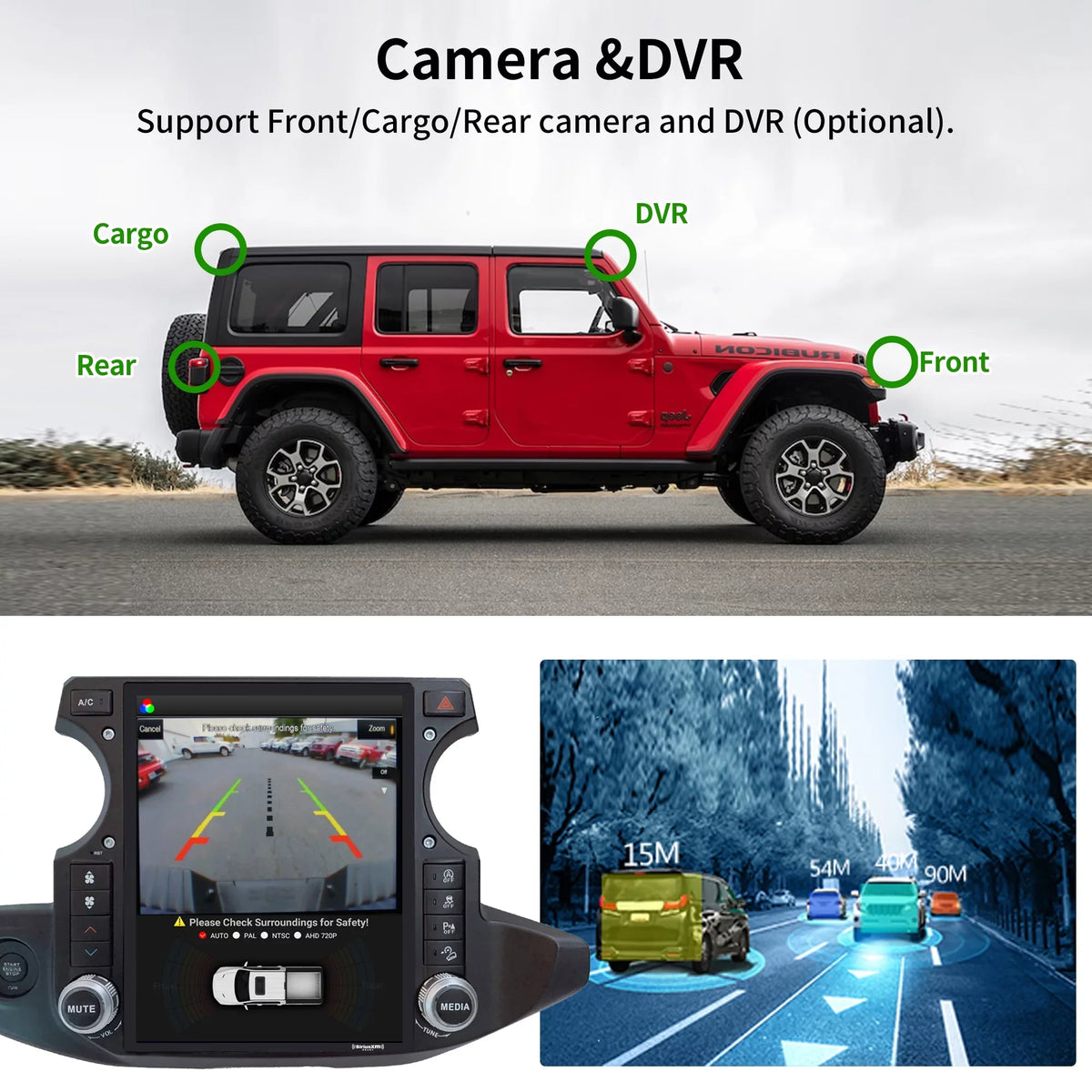 Linkswell Gen5 T-style 12.1 inch Car SirusXm Radio Stereo for Jeep Wrangler Gladiator 2018-2021 Touch Screen Car Navigator Android Truck Replacement  radio 4G+64G Apple Carplay Auto
