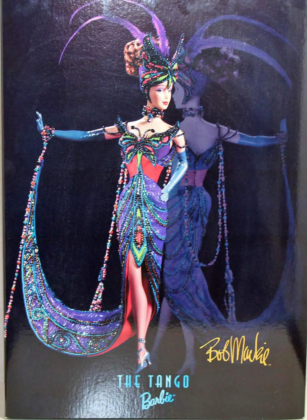 The Tango Barbie Doll Bob Mackie Celebration of Dance Porcelain Collection 1998