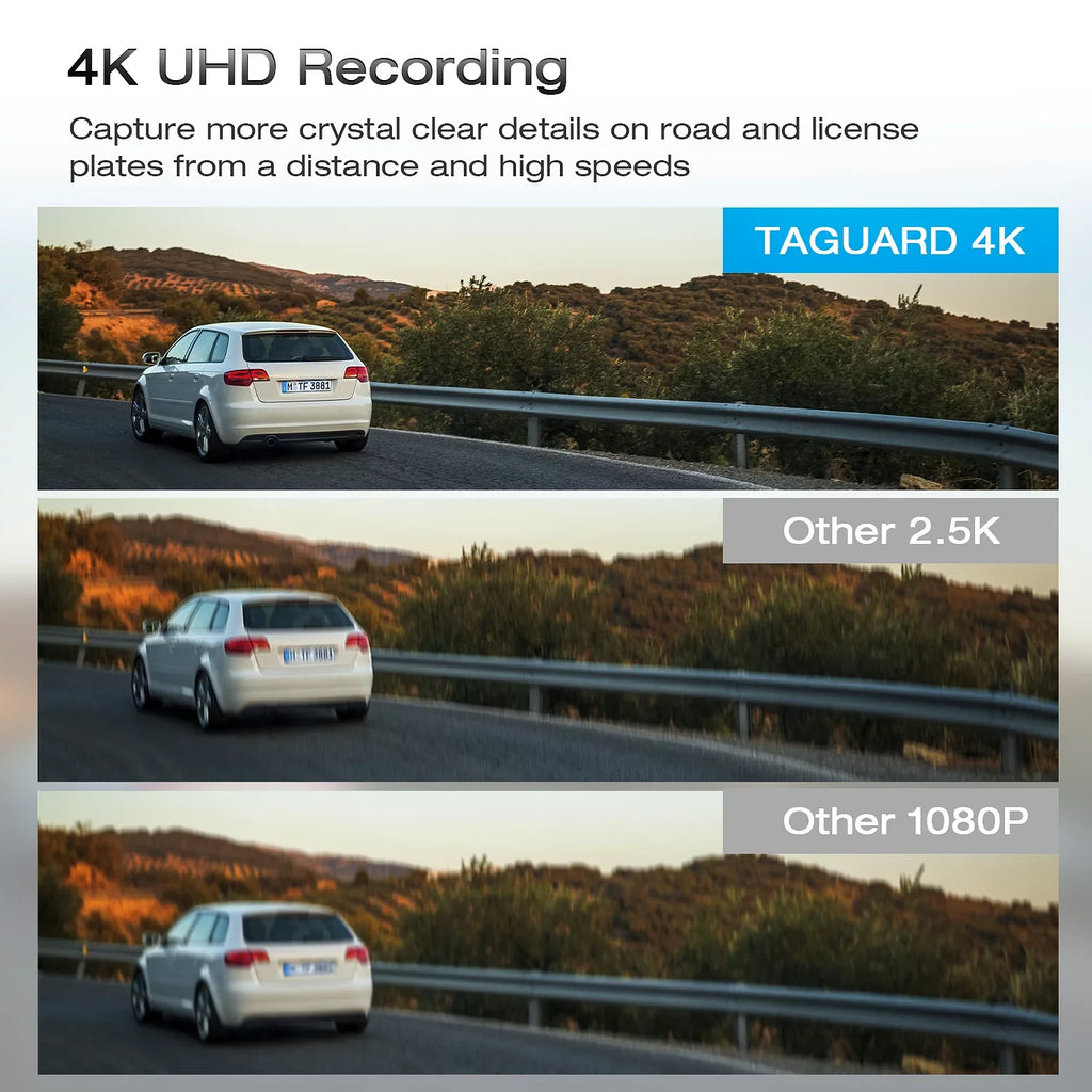 4K Mirror Dash Cam, 12" Touch Screen Sony Sensor Dual Dash Cam, Rear View Mirror Camera, with , Parking Assist, Super Night Vision
