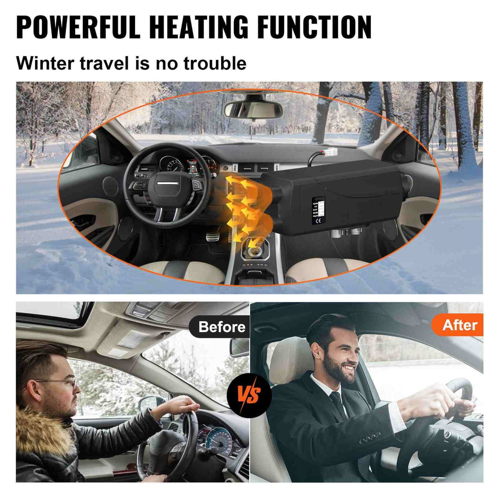8KW 12V Diesel Air Heater  Thermostat 8000W For Trucks Boat Car Trailer