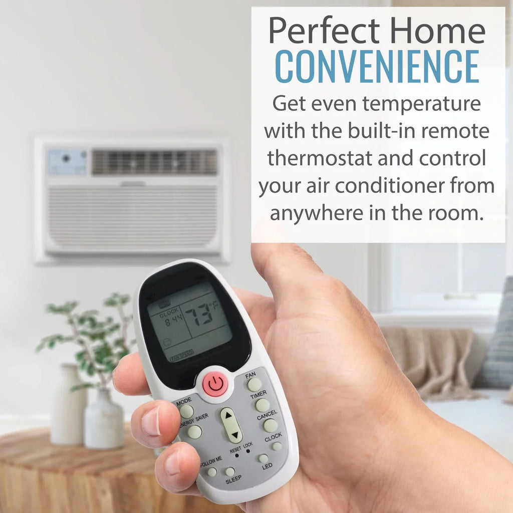 Keystone 14,000  700 Sq. Ft. Through-the-Wall Air Conditioner, White
