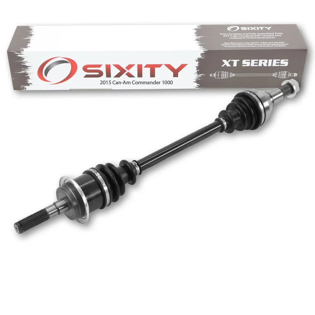 Sixity  Front Right Axle compatible with Can-Am Commander 1000 2015 -    -P 4X4