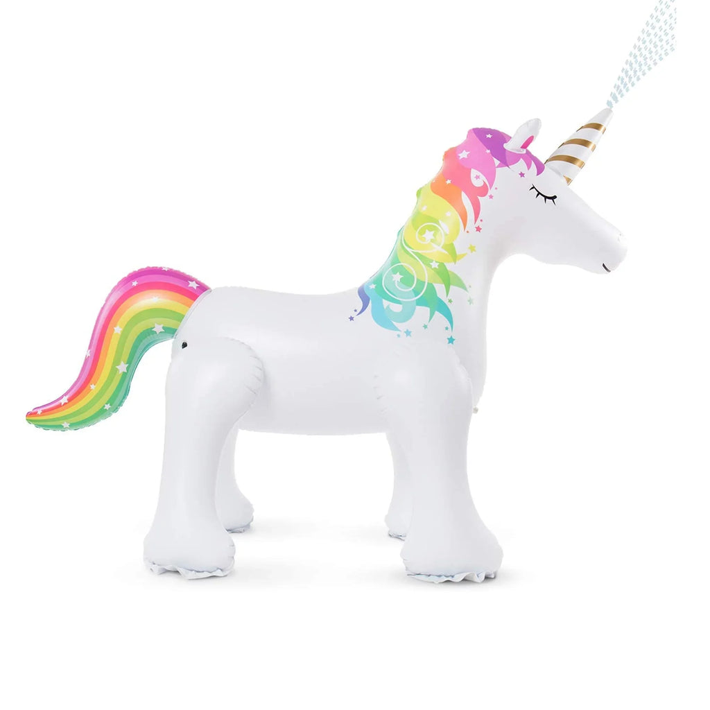 Thalia 63 Inch Inflatable Sprinkler for Kids- Unicorn