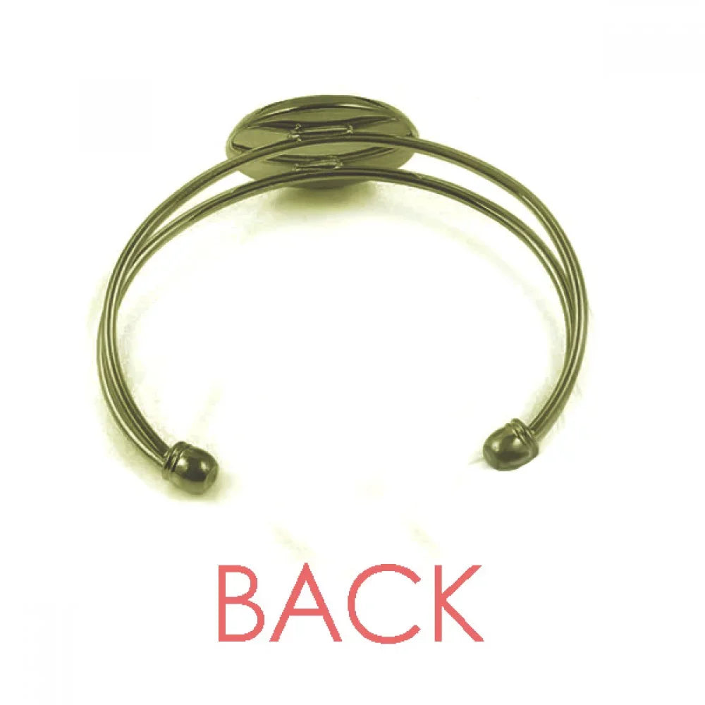 Drawing City Qatar Flag Petroleum Bracelet Bangle Retro Open Cuff Jewelry