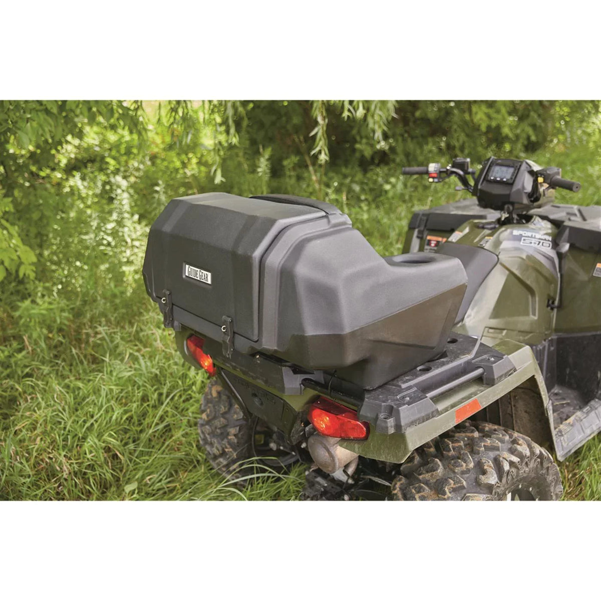 Guide Gear  Lounger Seat with Storage, Large Cushion, Cargo Box, Helmet Holder