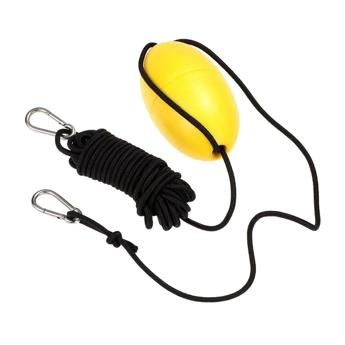 4xDrift Anchor Rope W/ Anchor Buoy 9.1M Rope Length for Inflatable Boat Yellow