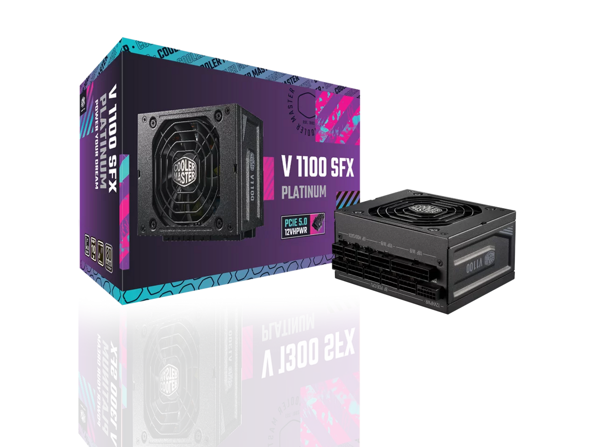 Cooler Master V1100  Platinum Fully Modular, Fully ATX3.0, 1100W , 80+ Platinum Efficiency,  Bracket Included,  Form Factor (-B001--)