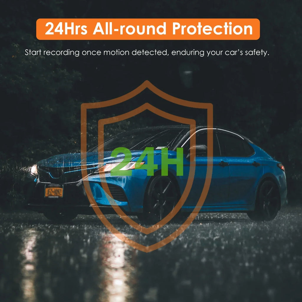 4K iMounTEK Car  12in Dash Cam Camcorder Camera Recorder with 170° Angle Loop Recording Motion Detection Night Vision Voice Control  Control G-sensor