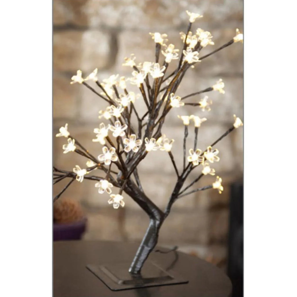 Hi-Line Gift Ltd Floral Lights  Bonsai Tree, 208-Inch, Pink