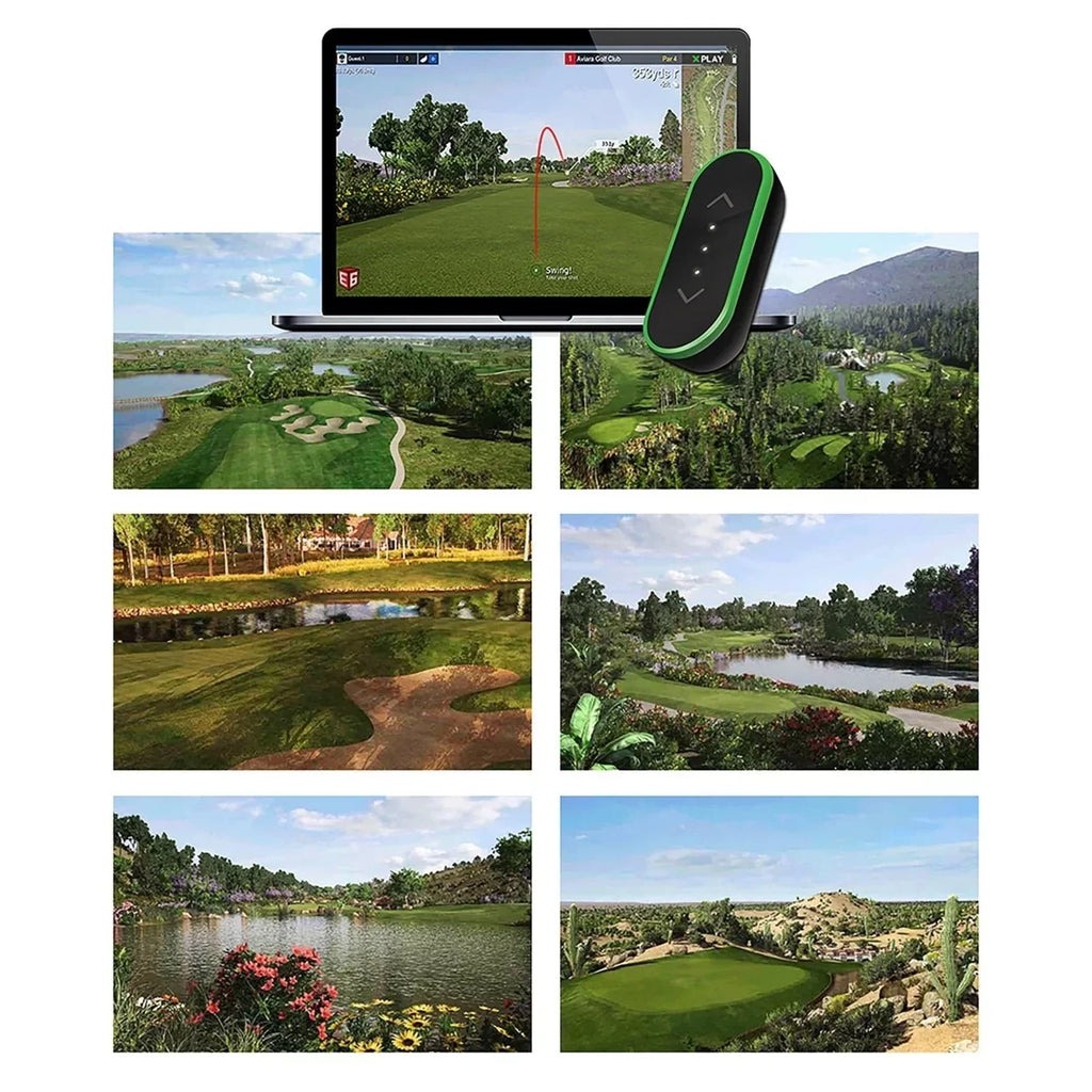 MicroSim Home Golf Simulator by SwingLogic with 12-Month E6 Connect Access