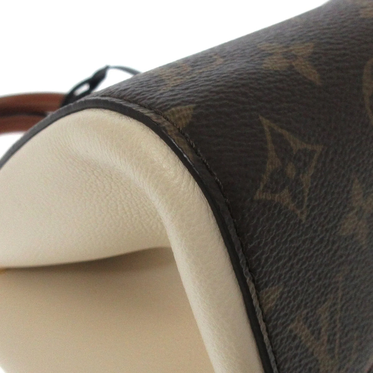 Pre-Owned Authenticated Louis Vuitton Monogram Fold Tote  Canvas Brown Satchel Unisex (Good)