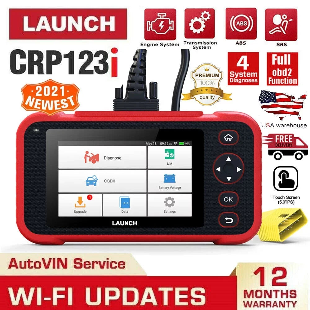 CRP123i OBD2 Scanner Diagnostic Code Reader   Engine Transmission