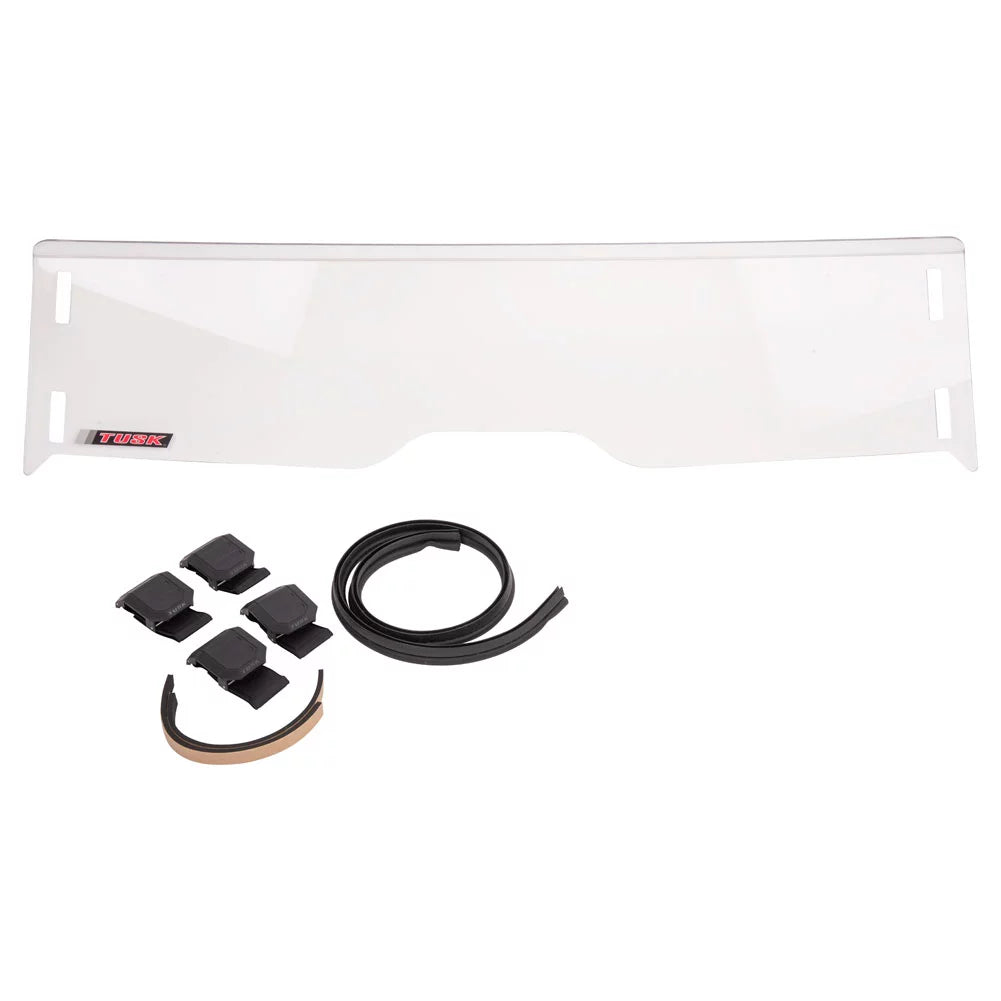 Tusk Removable Half Windshield Clear - Scratch Resistant For  Talon 1000R 2019-2023