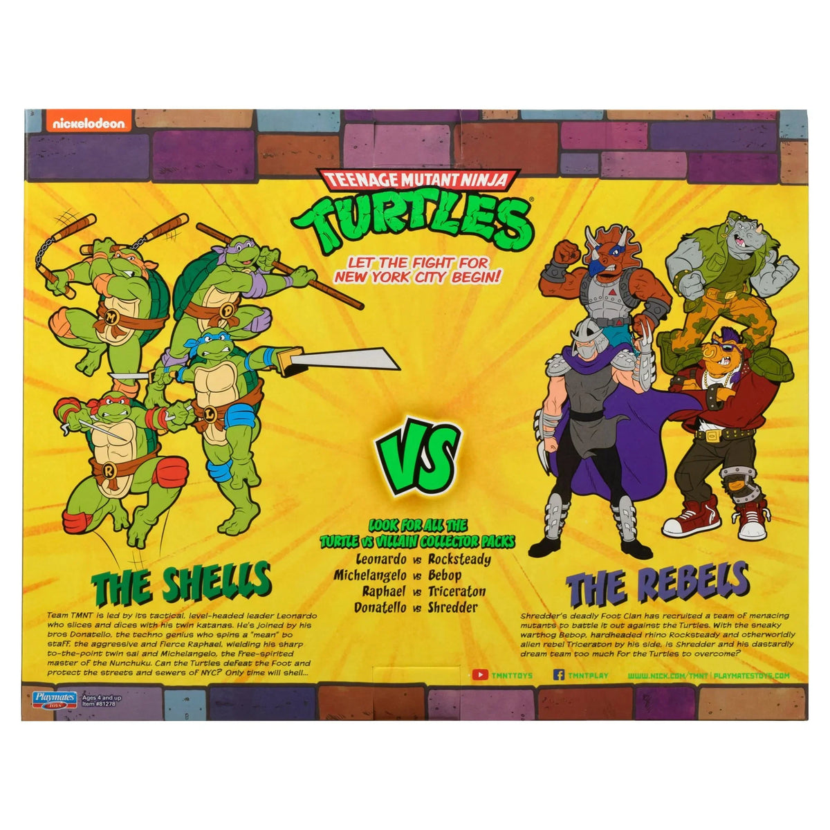 Teenage Mutant Ninja Turtles Raphael vs. Tricereton Action Figure Set