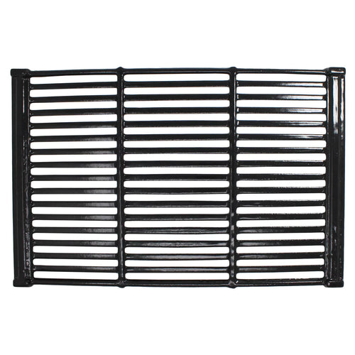 2  Grill Cooking Grates & 3 Heat Shield Plate Tent Replacement Parts for Charmglow 810-7440-S - Compatible Barbeque Porcelain Enameled Cast Iron Grid 19" & Flame Tamer, Flavorizer Bar