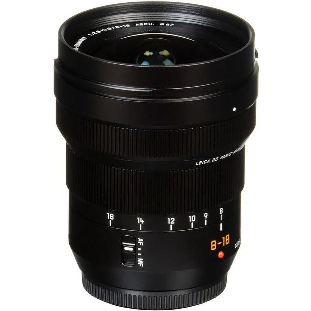Panasonic Leica  Vario-Elmarit 8-18mm f2.8-4 Lens Bundle with 67mm Filter Kit