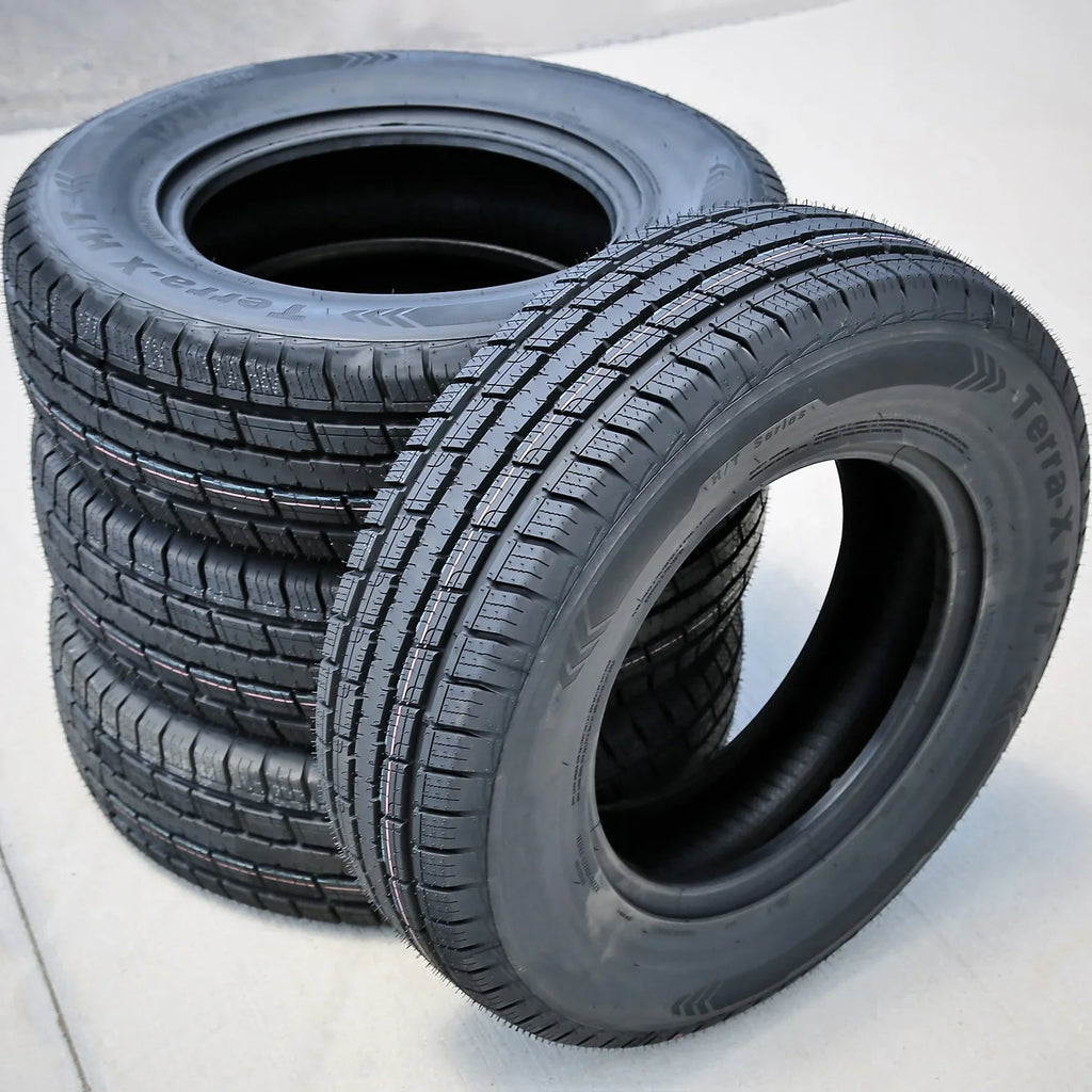 Set of 4 () Waterfall Terra-X H/T 265/70R17 115T Tires Fits: 2014-18 Chevrolet Silverado 1500 , 2010-21  Sierra 1500