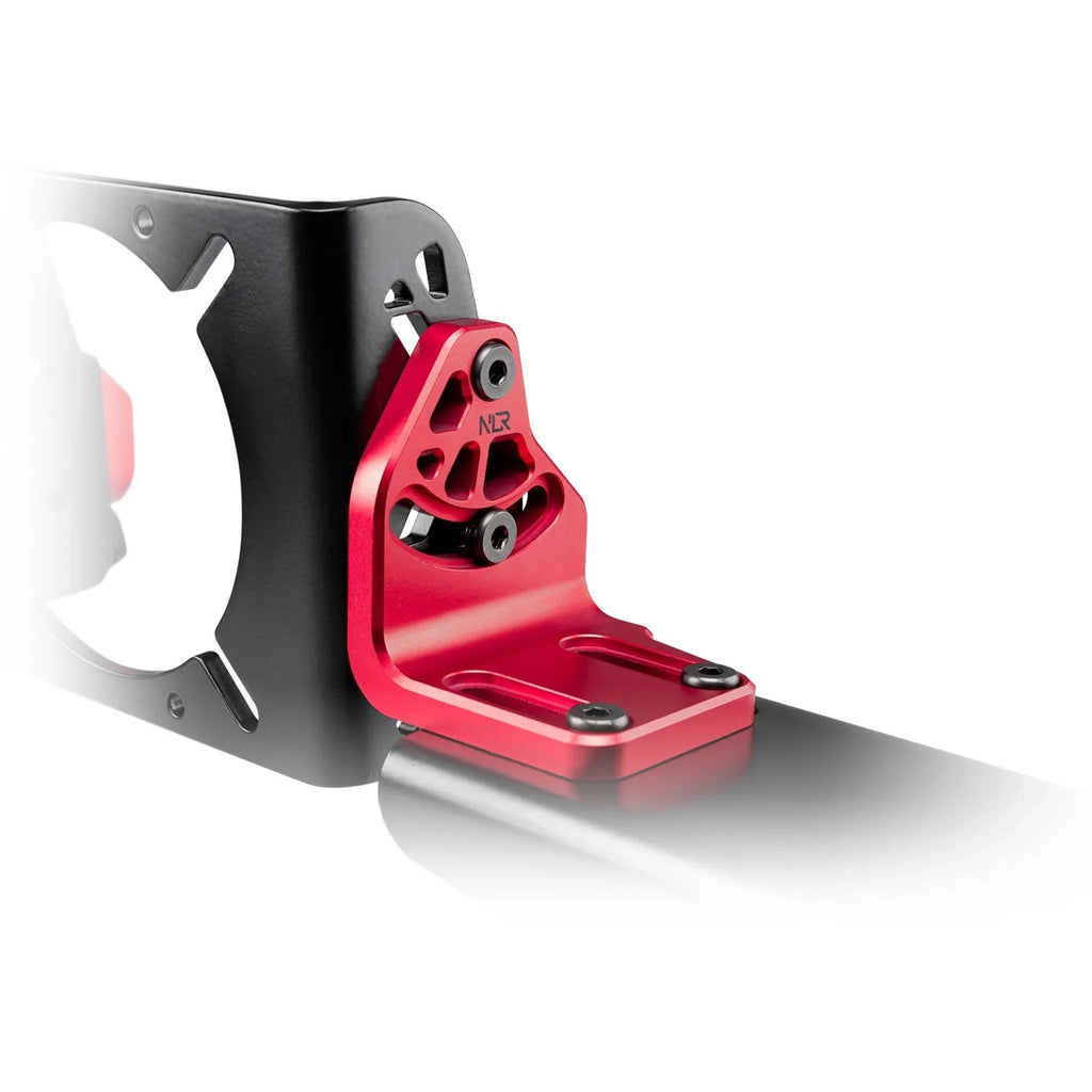 Next Level Racing   Side & Front Mount Adaptor Carbon Grey & Red