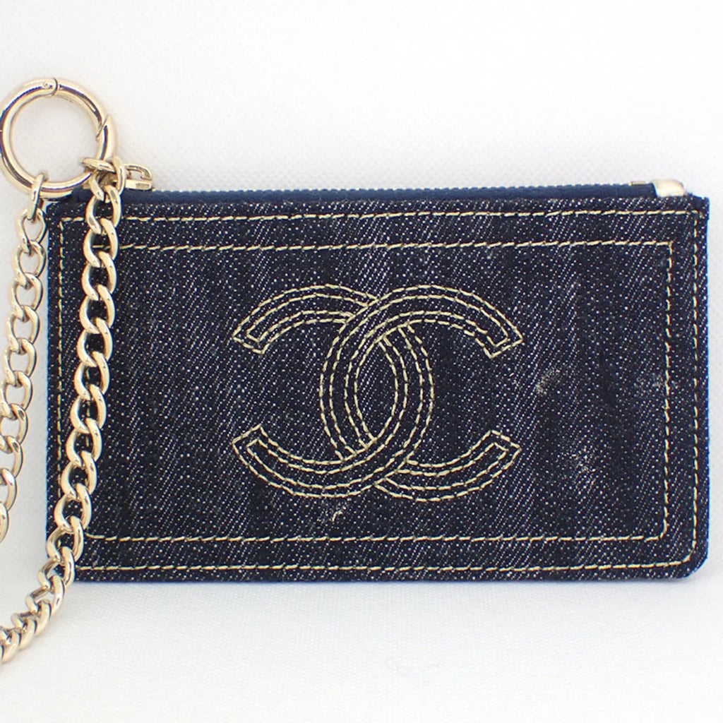 Pre-Owned  Chanel sparkling chain pouch coin case (Good)