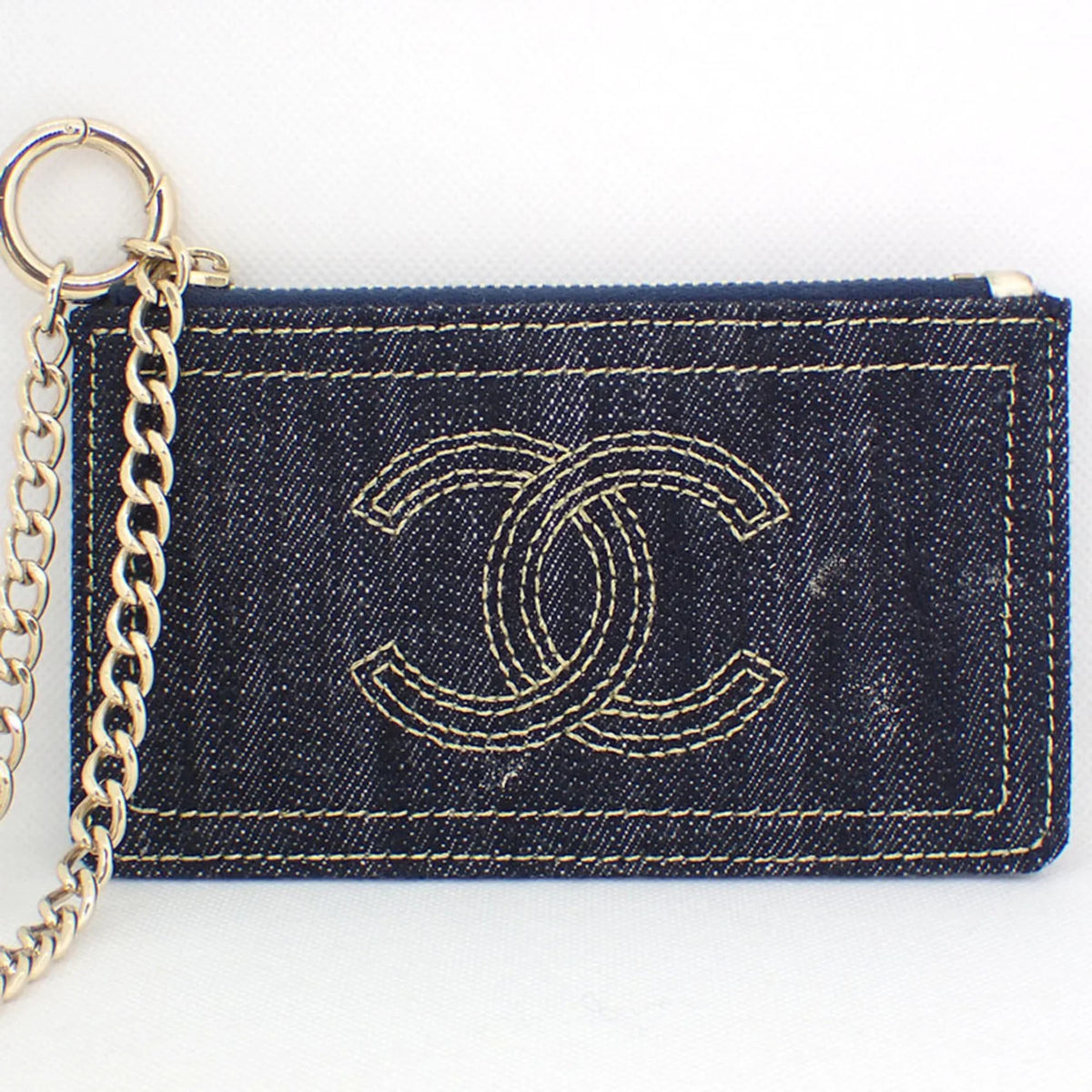 Pre-Owned  Chanel sparkling chain pouch coin case (Good)