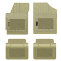 PantsSaver Custom Fit Floor Mats for Genesis GV70  2022-2023 All Weather Protection -4 Piece Set (Beige)