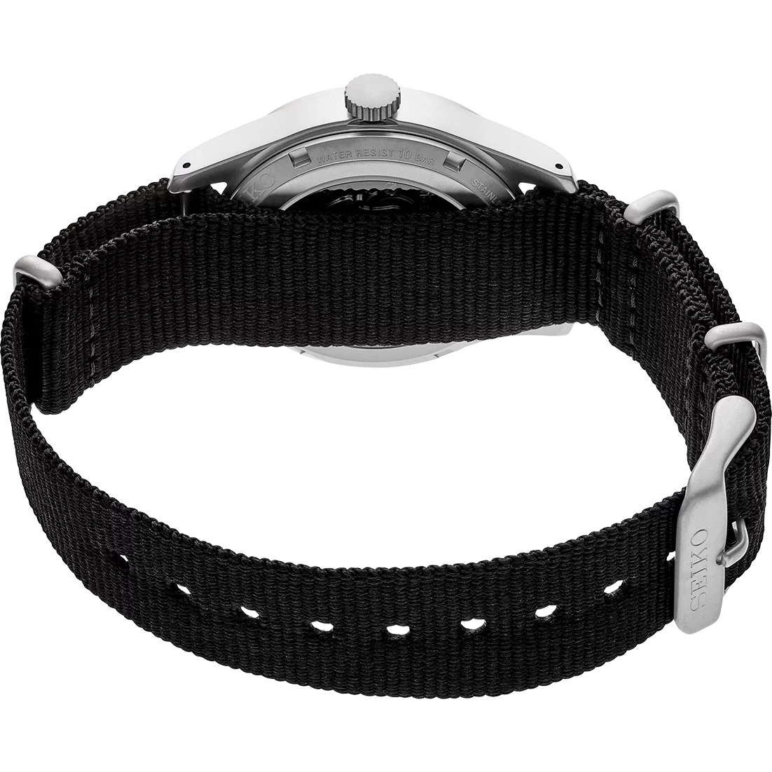 Designice  Seiko 5 Sports Men's Watch Black 39.4mm Stainless Steel SRPG37