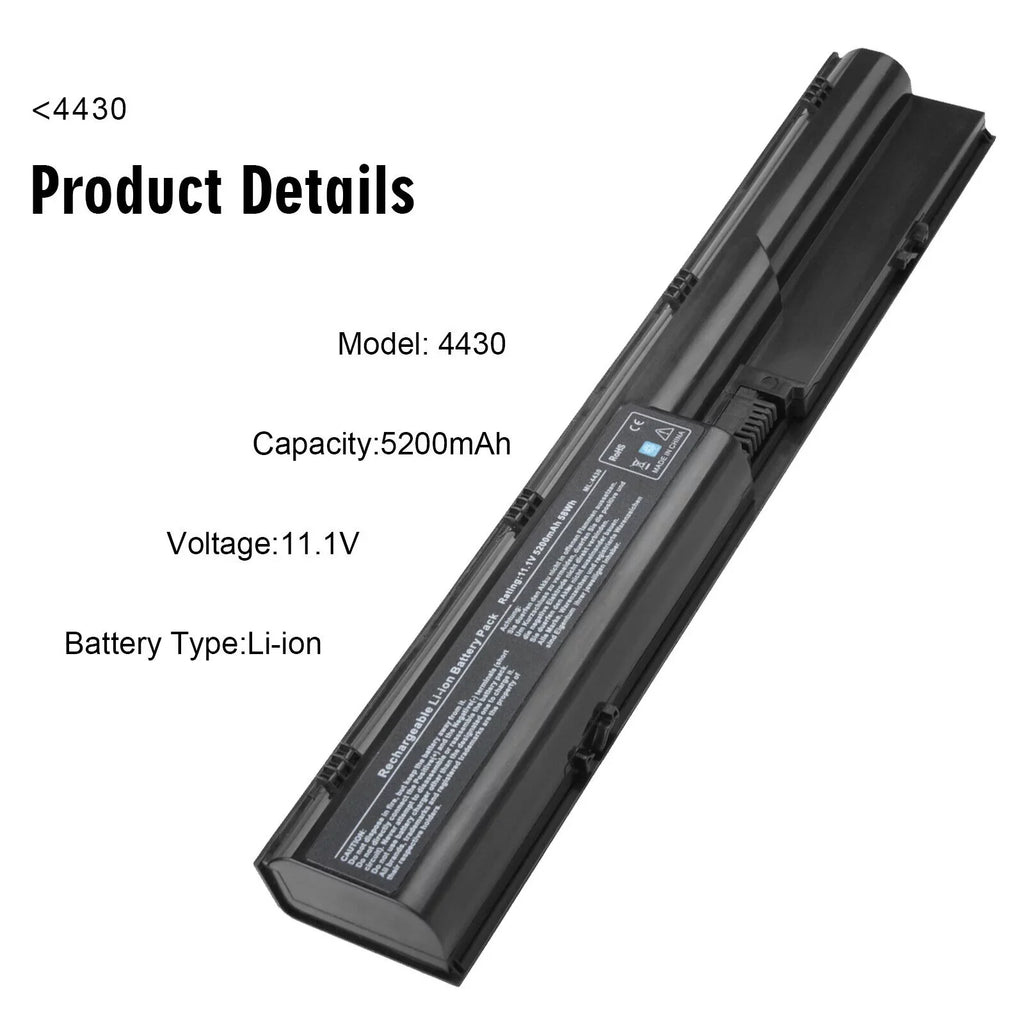 633805-001 PR06 Battery For  Probook 4530s 4330s 4430s 4440S 4540S 650938-001