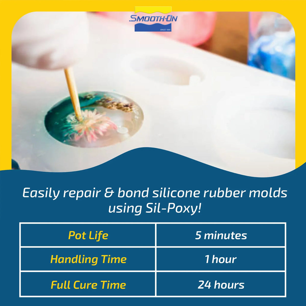 '-Poxy - Silicone Rubber Adhesive - 3 Ounce Tube
