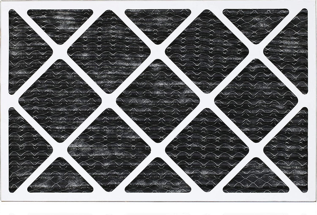 Filterbuy 16x30x1  8 Odor Eliminator Pleated   Furnace Air Filters with Activated Carbon (5-Pack)